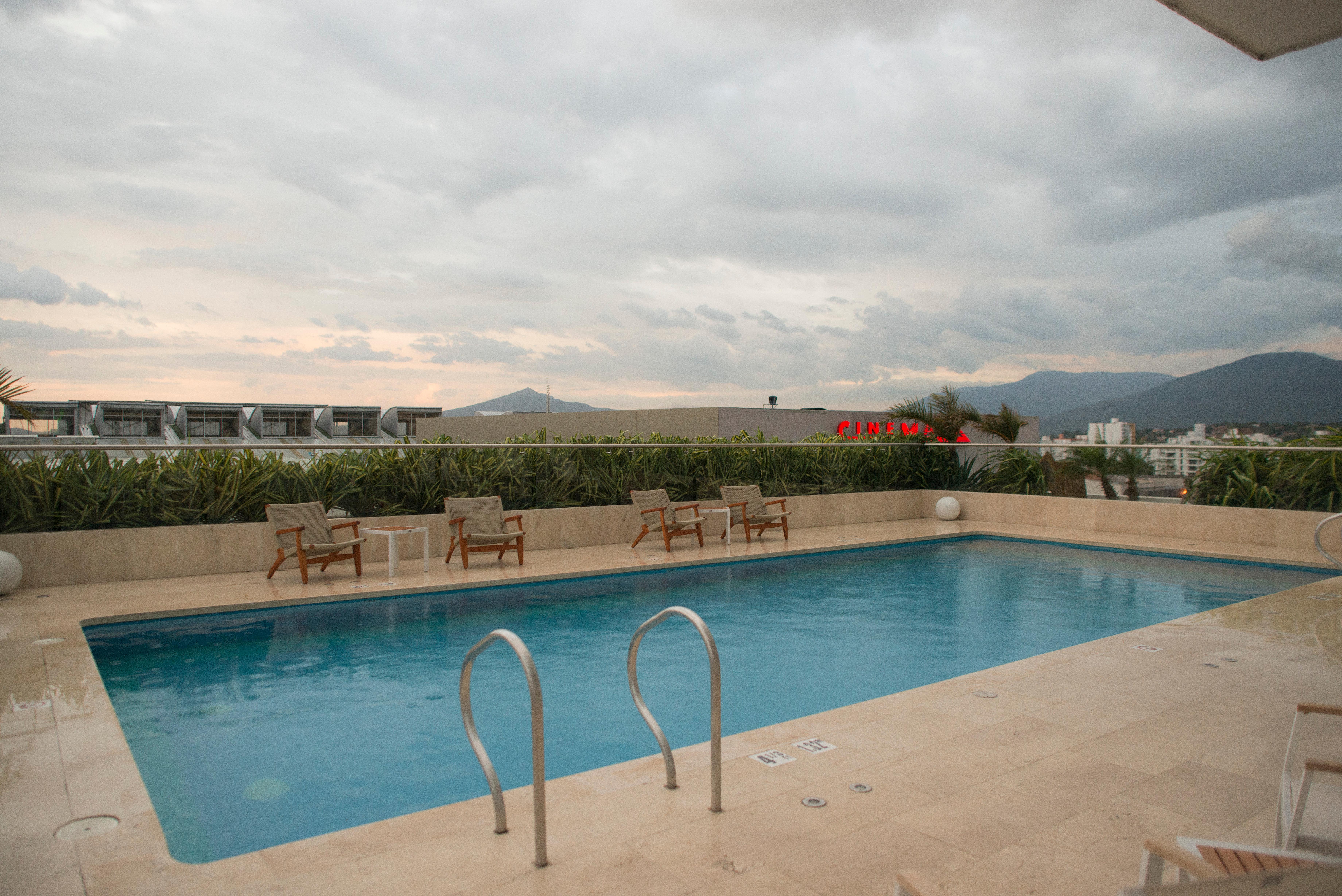 Holiday Inn Cucuta By Ihg Exterior photo A rooftop pool in Athens, Greece